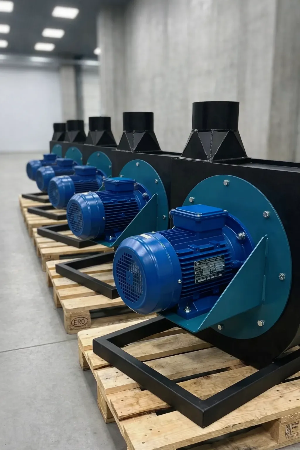 Пневмотранспортеры улитка для сыпучих материалов на поддонах